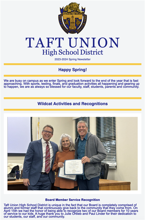 2024 Spring Newsletter